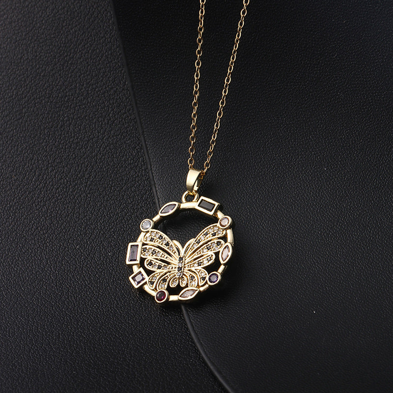 Wholesale 18K Gold Plated Snake Pendant Copper Necklaces